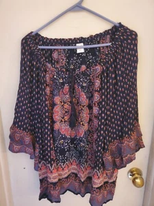 Bila Bauerntop Gr. XXL mit doppelter Rüschen 3/4 Arm - Übergröße - Bild 1 von 7