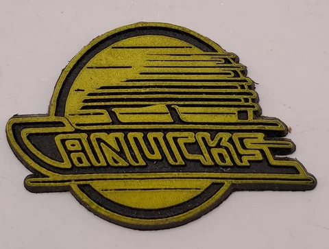 Vintage Vancouver Canucks NHL Standings Board Rubber Hockey Fridge Team Magnet Cover