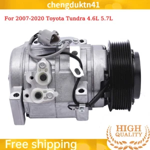 88320-0C160 AC Compressor With Clutch 10S20C For 2010-2017 Toyota Tundra V8 - Picture 1 of 10