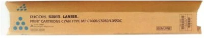 Genuine RICOH SAVIN Lanier 841287 Print Cyan Toner MP C5000/C5050/LD550C — 第 1/3 张图片