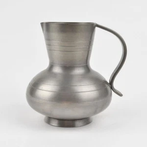 Tin Jar - Wall 95% Tin - Mug - Bulbous - Vintage Path Jug Tin - Picture 1 of 6