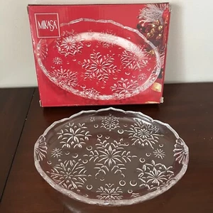 Mikasa “Snowflake” Dish/platter/tray - #WY960/347 - NIB - Never Used - Gorgeous - Picture 1 of 4