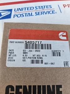 Cummins ISX Piston Rings 5405717 NEW OPEN BOX OENLM FREE SHIPPING - Bild 1 von 6