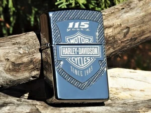 Harley Davidson 115th Anniversary Armor Edition Zippo Feuerzeug - Bar and Shield - Bild 1 von 12