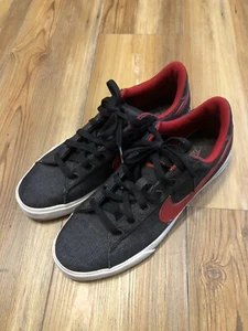 RARE🔥 Nike Sweet Classic Vintage Red Fabric Sneakers Men Sz 11.5 408181-061 - Picture 1 of 23