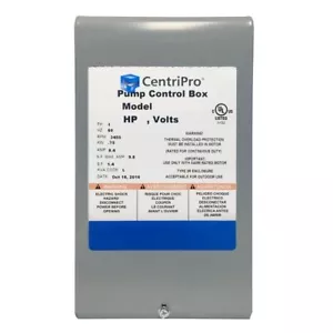 Goulds Control Box for 3 Wire, 1.5HP, 230V motors - Picture 1 of 1