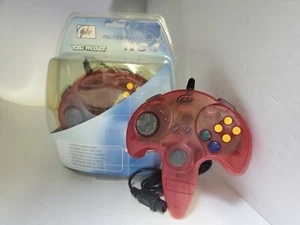 NEW FACTORY SEALED CLEAR RED YOBO CONTROLLER JOYPAD FOR NINTENDO 64 N64 NEW - Picture 1 of 2