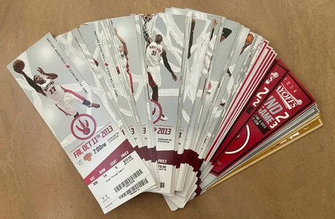 KEVIN DURANT 51 POINTS - TORONTO RAPTORS FULL TICKETS COMPLETE SET - 61 TIX Cover