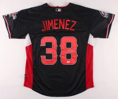 Ubaldo Jimenez Signed 2010 Majestic All-Star Game Jersey (JSA COA) Rockies - Image 1 of 4