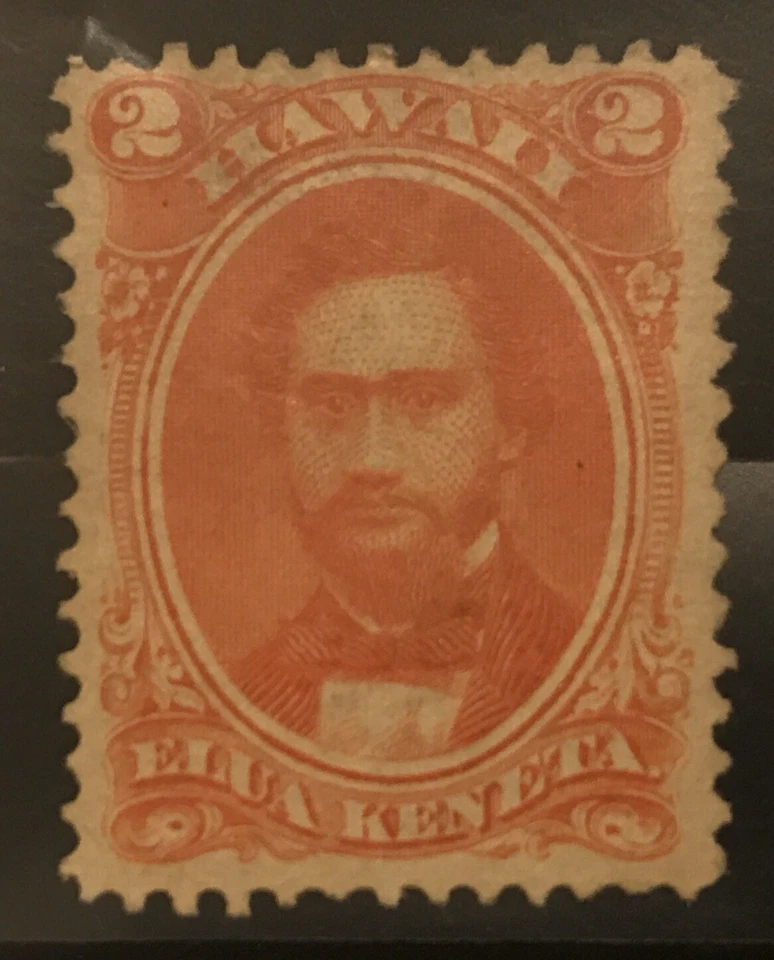US Hawaii Stamp # 31 Mint OG H 2 C Vermilion - Image 1 of 1