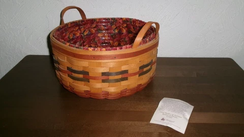 Longaberger Shades of Autumn Basket of Plenty Ships next day Cover