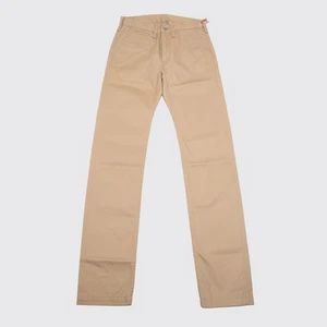 Iron Heart Pants Khaki 9oz Selvedge Cotton Slim Tapered Chino IH-721-KHA - Picture 1 of 5