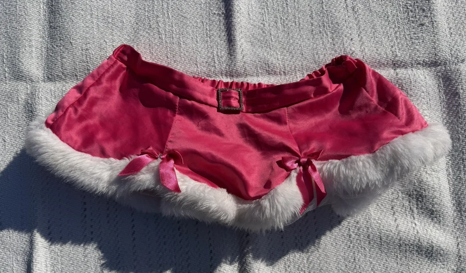 Chapéu Saia VICTORIA SECRET Strass SANTA BABY Cetim PELE ROSA Y2K Tamanho Único - Imagem 1 de 4