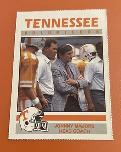 JOHNNY MAJORS / 1989 TENNESSEE VOLS /KERN’S BREAD FOOTBALL CARD / SUPER RARE VOL - Picture 1 of 4
