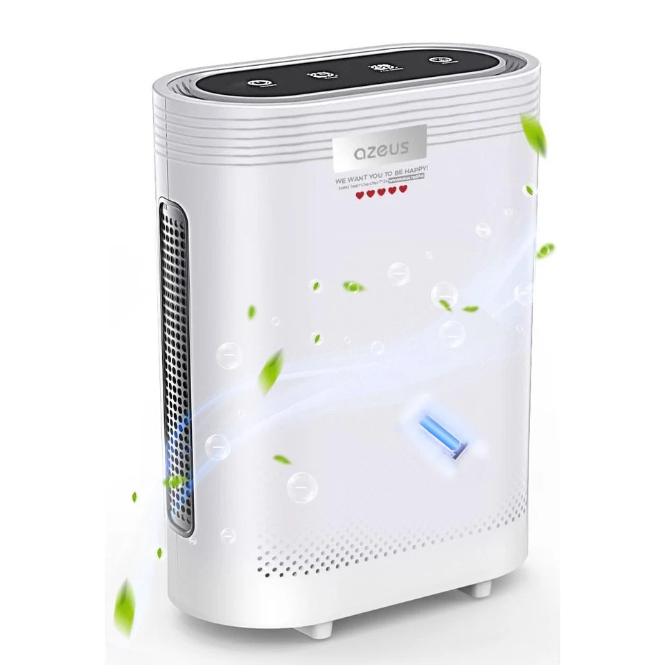 Azeus 7-in-1 Air Purifier for Large Room to 540 Ft² True HEPA Filter