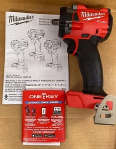 MILWAUKEE 2854-20 M18 FUEL 3/8" COMPACT IMPACT WRENCH (TOOL-ONLY) OPEN BOX. - Picture 1 of 5