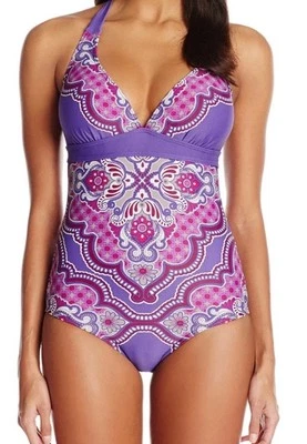 Traje de baño Prana Lahari púrpura de una pieza para mujer talla pequeña L97601 Foto 1 de 2