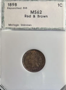 1898 Indian Head Cent Ungraded - Picture 1 of 2