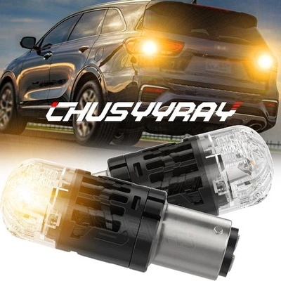1157 2357 LED amarillo luces de giro delanteras para Kia Soul 2012-2019 Foto 1 de 4