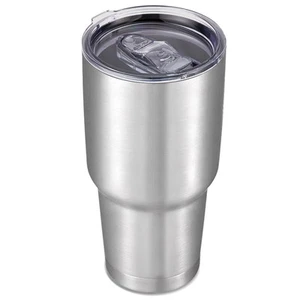 30 oz Tumbler with Lid Stainless Steel Tumblers Vacuum Insulated Cup Reusable... - Picture 1 of 7
