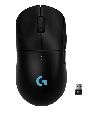 Logitech - PRO Lightweight Wireless Optical Ambidextrous Gaming Mouse with RG... - Image 1 of 4