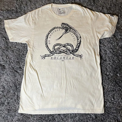 Camiseta Rocawear R+ Snake Rope Masters Of The Craft Otro Nivel Para Hombre L Marfil Foto 1 de 4
