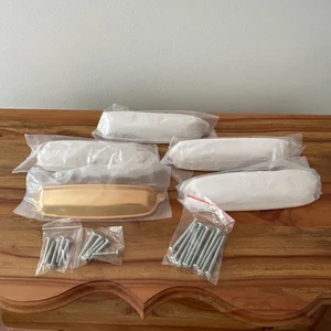 Southern Hills Cabinet Drawer Pulls 5” Centers Hardware Gold Traditional Classic - Picture 1 of 13