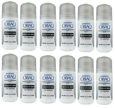 OBAO GARNIER DEODORANT DELICATE SKIN / PIEL DELICADA 2.3 OZ   (12 PACK) - Image 1 of 3
