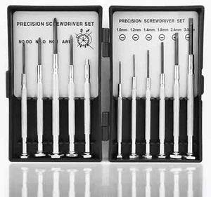 11PCS Small Precision Screwdriver Set, Premium Mini Screw Driver Set Kit, 6 Diff - Picture 1 of 11
