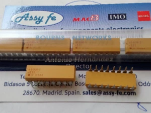 4116R-1-331 RESISTOR DIP16 ARRAY 8 330OHM 2% 2.25W ±100ppm/°C 330R 330Ω 100V 2±% - Bild 1 von 1