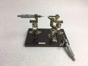 Mitutoyo Micrometer 0-25mm Metric Tool Range .01mm 705 EMI Fixture Tester - Picture 1 of 9