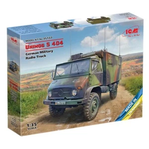 Unimog S 404 Radio Militar Alemana Camión Modelo Plástico Kit ICM 35137 Escala 1:35 - Imagen 1 de 16