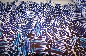 Tela de malla/malla ISLA AZUL, por medio metro, 180 cm de ancho - Imagen 1 de 7