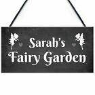 Personalised Fairy Garden Sign Novelty Garden Decor Sign Gifts For Her Women