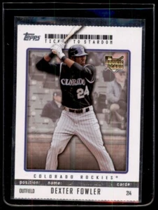 2009 Topps Ticket to Stardom Perforated #214 Dexter Fowler - Picture 1 of 2