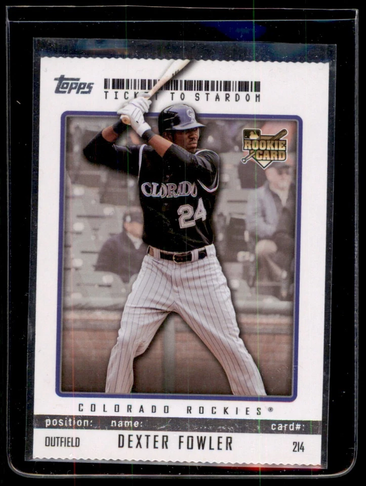2009 Topps Ticket to Stardom Perforated #214 Dexter Fowler - Image 1 of 2