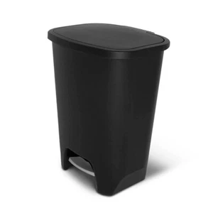 20 Gallon Trash Can - Plastic Kitchen Waste Bin - Picture 1 of 6