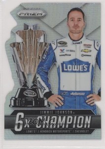 2016 Panini Prizm NASCAR Champions Prizm Jimmie Johnson #3 HOF