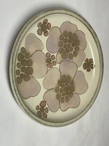 Plato de almuerzo de ensalada gitana de cerámica Denby Langley 8,25" flor púrpura lavanda - Imagen 1 de 6