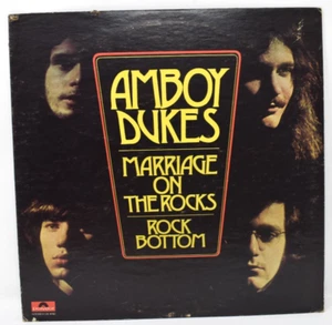 Amboy Dukes – Marriage on the Rocks / Rock Bottom LP 1970 Polydor 24-4012 Gatefo - Picture 1 of 8
