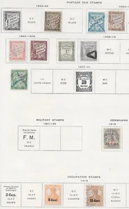 12 France Back of Book Stamps from Quality Old Antique Album 1882-1919 - Picture 1 of 1