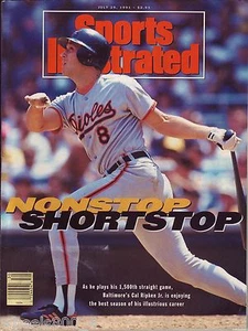 Sports Illustrated 1991 Baltimore Orioles Cal Ripken Jr Excellent No Label - Picture 1 of 1