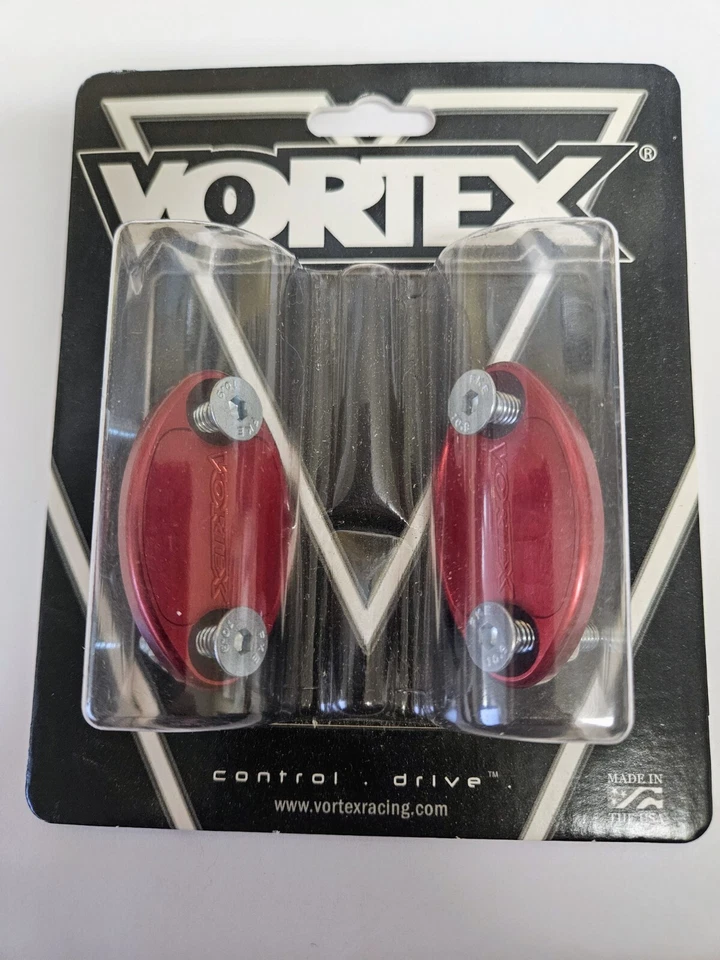 Espejo retrovisor Kawasaki ZX6R/RR ZX10R ROJO Vortex placas de bloqueo 2005 2006 2007 Foto 1 de 1