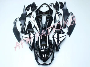 Black White ABS Injection Mold Bodywork Fairing Kit for Z800 2013-2016 - Picture 1 of 10