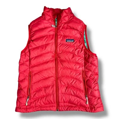 Suéter Chaleco Patagonia Plumón de Ganso Acolchado Aislado Rojo Brillante Para Mujer’s M Foto 1 de 4
