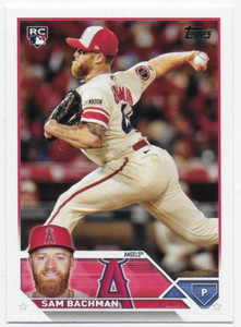 2023 Topps Update #US238 Sam Bachman RC - Los Angeles Angels