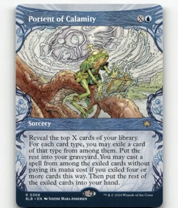 MTG Portent of Calamity (Showcase) #306 - Bloomburrow - Picture 1 of 1
