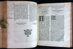 Iamblichus De Vita Pythagorae Scarce 1598 Editio Princeps Arcerius Greek Latin