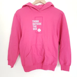 Girl Scouts SIZE L Youth North East Texas Pink Think Outside the Box Hoodie - Picture 1 of 10