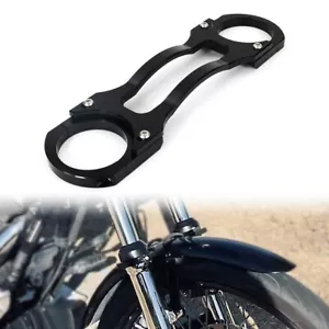 41mm Front Fork Brace Method Fit For Harley Softail Customs FXSTC 91-99 & 07-10 - Foto 1 di 9